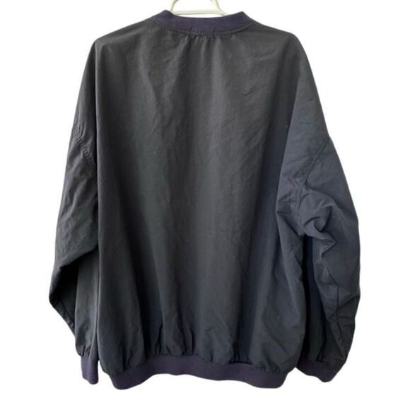 Izod Men’s Lighweight Pullover Blue Golf Nylon V Neck Pockets SZ XL - Picture 2 of 7